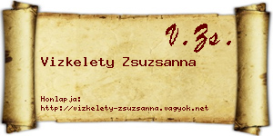 Vizkelety Zsuzsanna névjegykártya